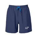 Tezi Drawstring Sweat Shorts in Sargasso Sea, front view