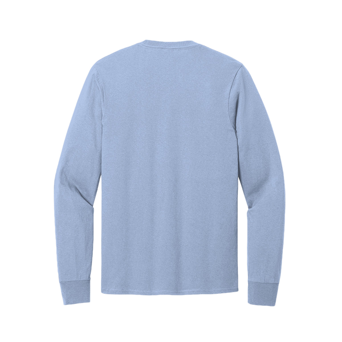 Tezi Classic Long Sleeve Tee in Light Blue, back view