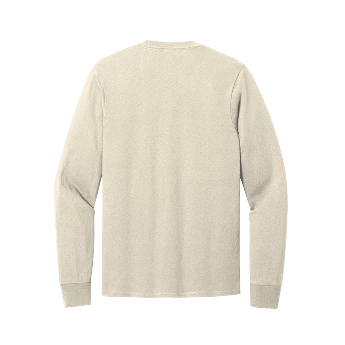 Tezi Classic Long Sleeve Tee in Natural, back view