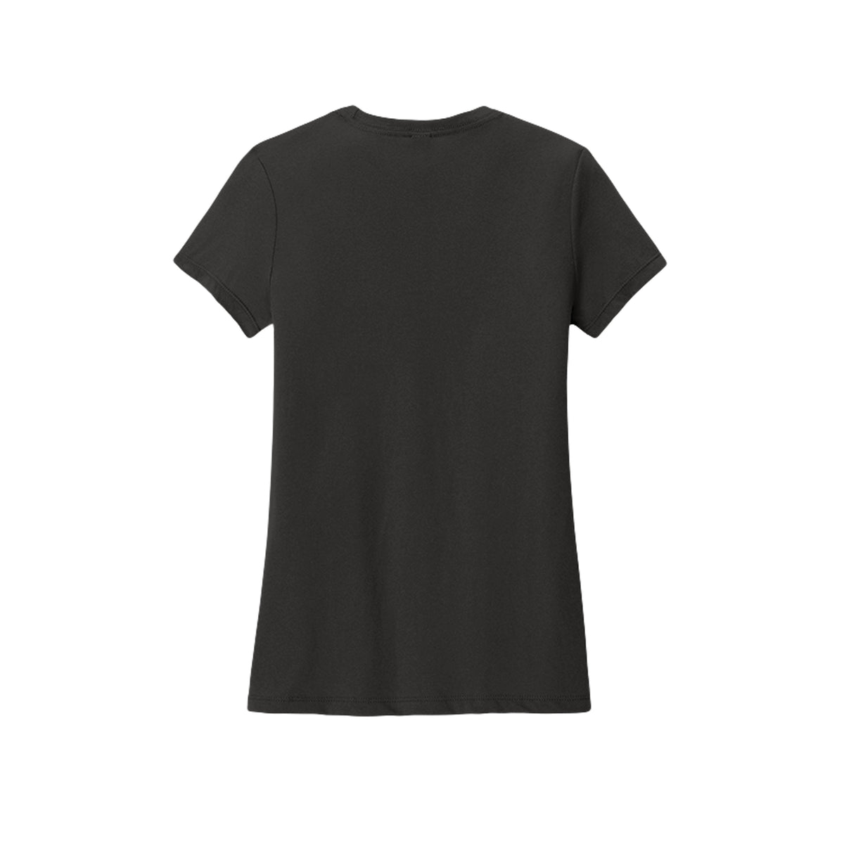 Tezi Circle Logo Tee in Black, back view