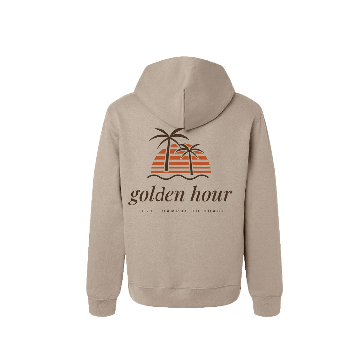 Tezi Golden Hour Hoodie in Dust, alternate view