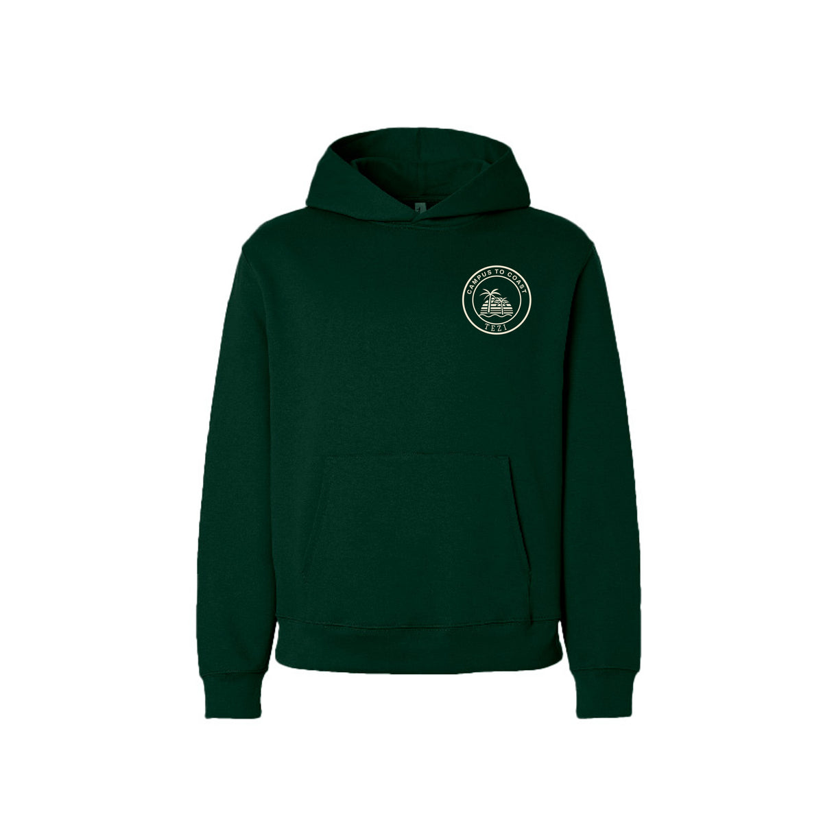 Tezi Golden Hour Hoodie in Forest