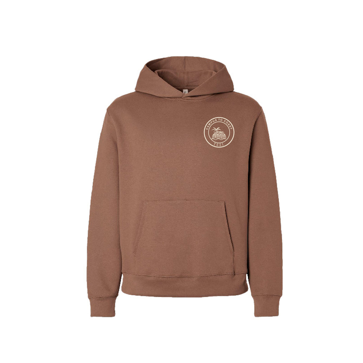Tezi Golden Hour Hoodie in Vintage Brown