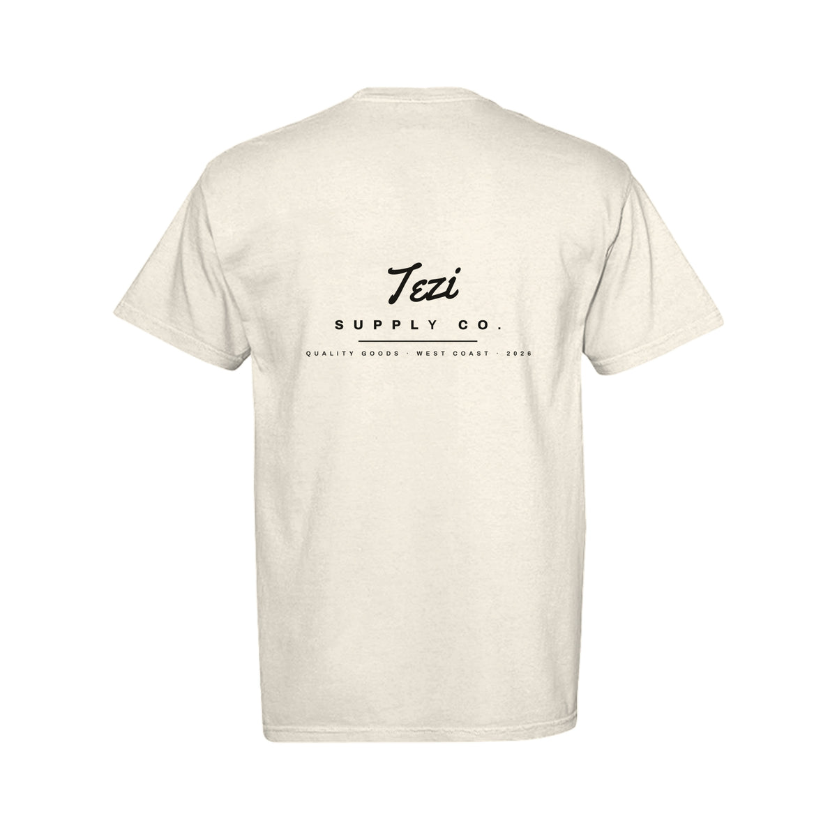 Tezi Supply Co Tee in Ivory, alternate view