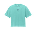 Tezi Varsity Crop Tee in Chalky Mint