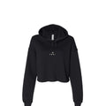 Tezi Repeat Crop Hoodie in Black