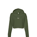 Tezi Script Repeat Hoodie in Military Green