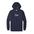 Tezi Sleeve Hoodie in True Navy