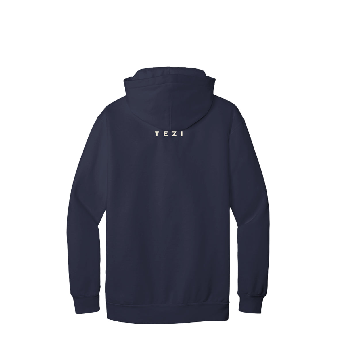 Tezi Sleeve Hoodie in True Navy, alternate view