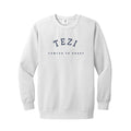 Tezi Collegiate Crewneck in White