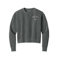 Tezi Varsity Crewneck in Pepper