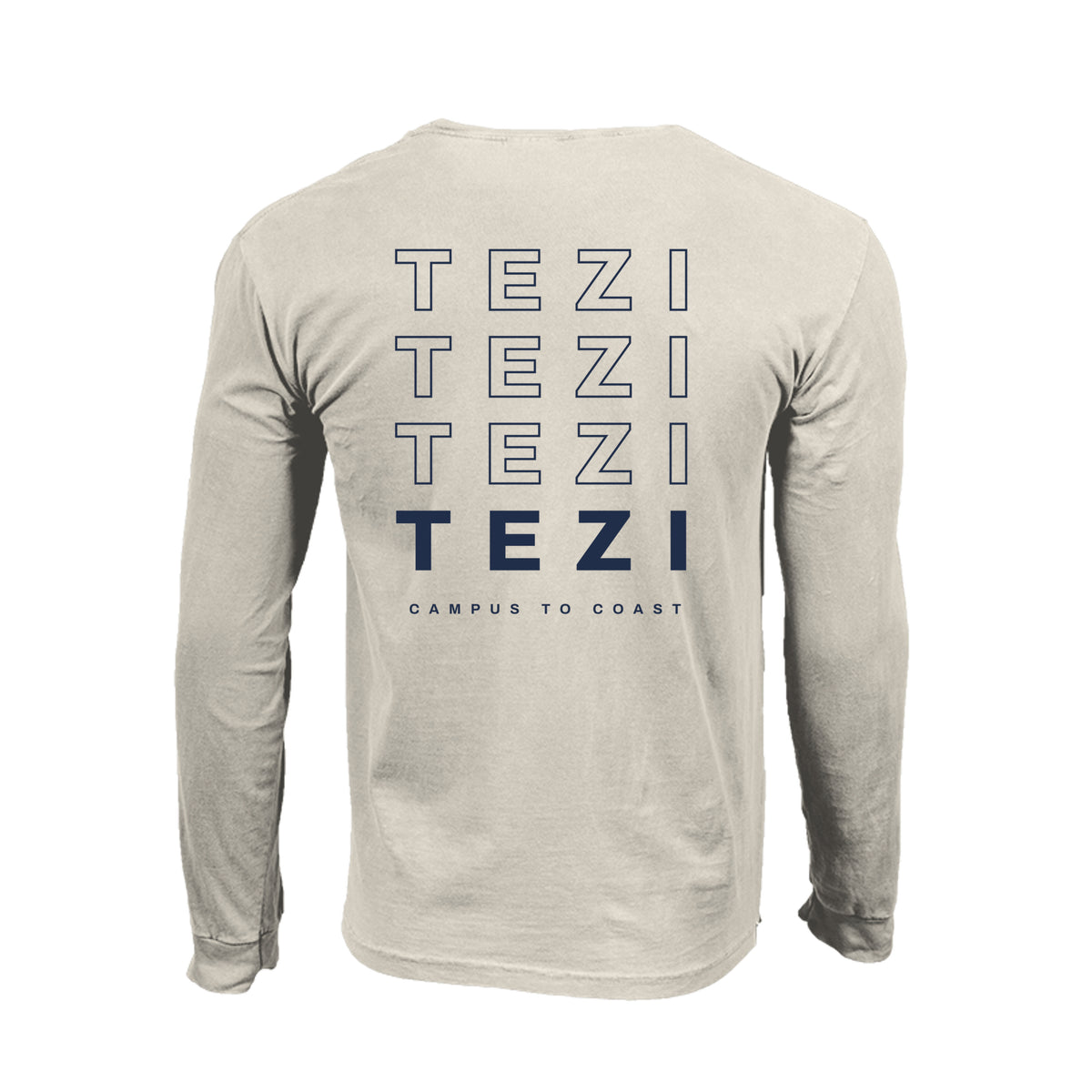 Tezi Repeat Long Sleeve in Ivory, alternate view
