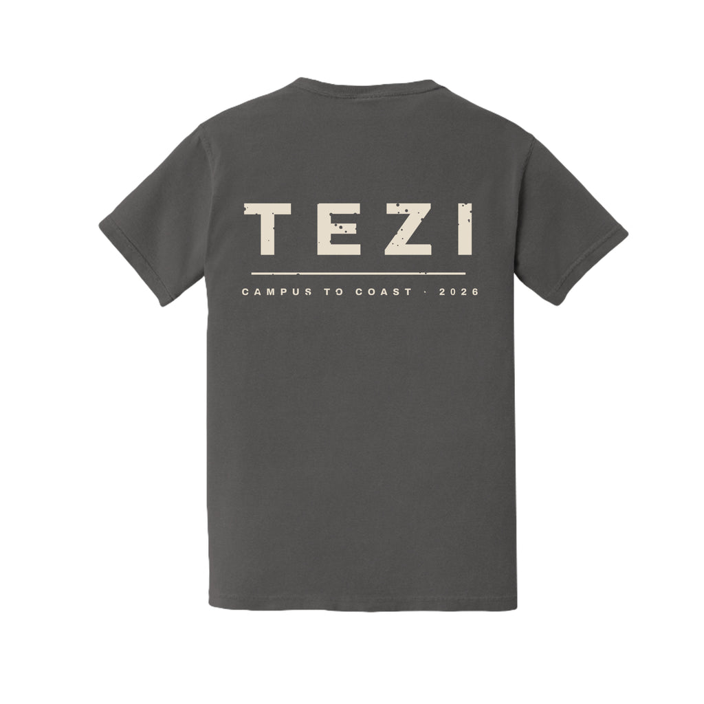 Tezi Pocket Tee in Pepper, alternate view