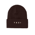 Tezi Cuffed Beanie in Brown