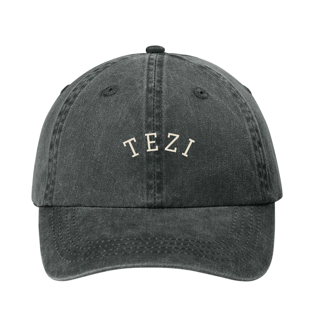 Tezi Varsity Dad Hat in Black