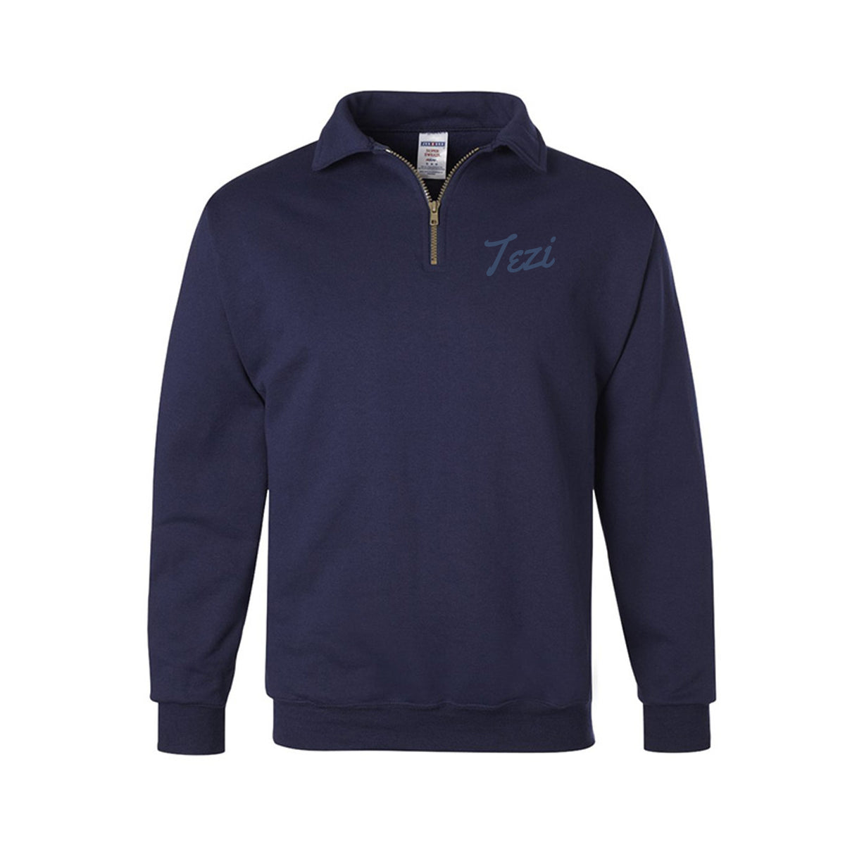 Tezi Essential Quarter-Zip in True Navy