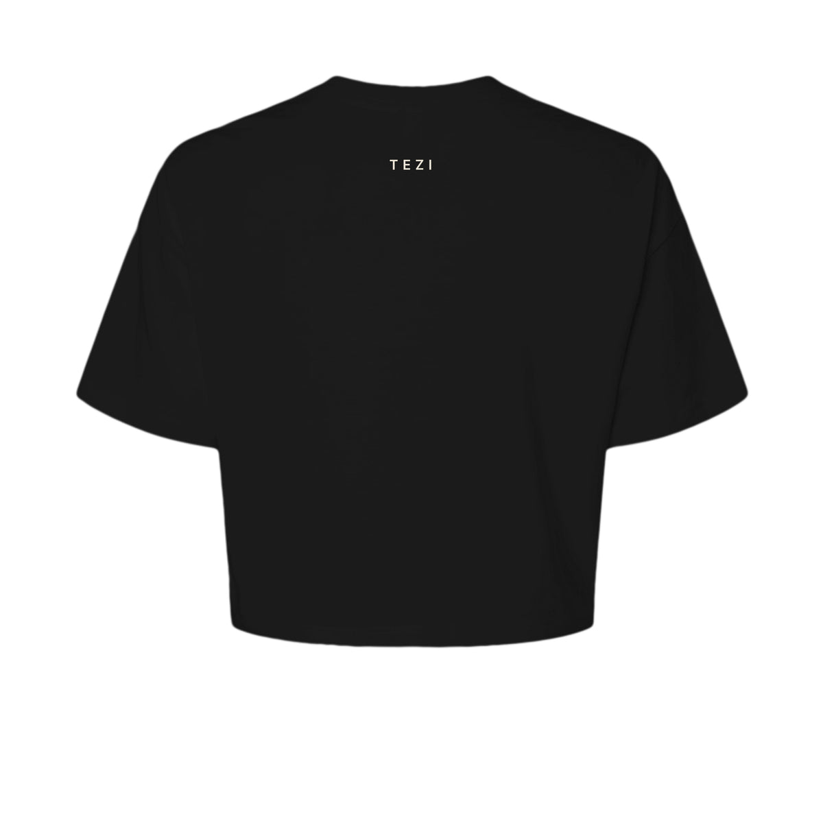 Tezi Essential Crop Tee in Black