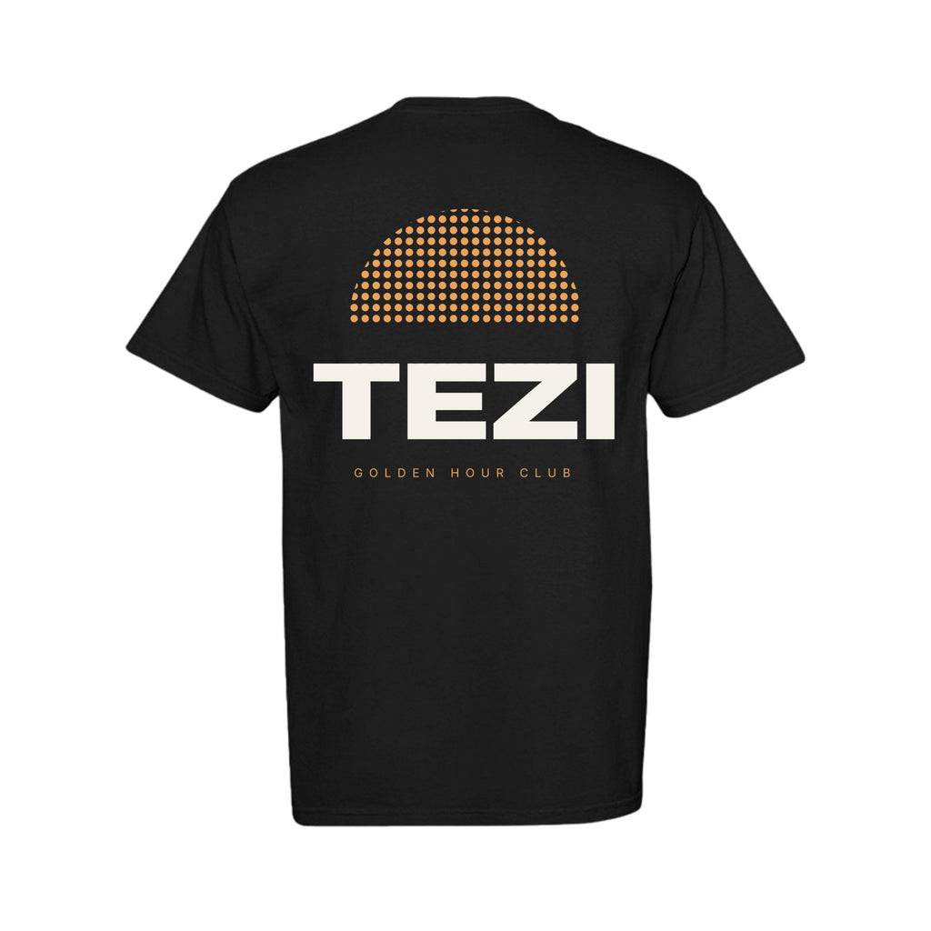 Tezi Golden Hour Club Tee in Black