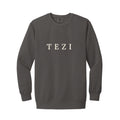 Tezi Serif Wordmark Crewneck in Pepper